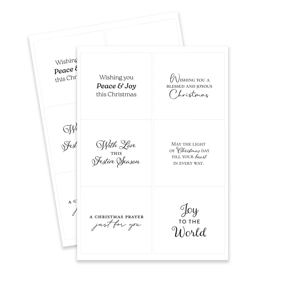 O Holy Night Peelables, 48 stickers